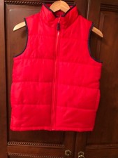   New OshKosh B'Gosh Big Boy Youth Puffy Winter Vest Full Zip Pockets12,10,14