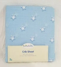 Summersault Stars Fitted Crib Sheet NIP