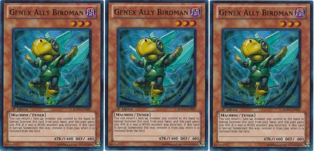 Yu-Gi-Oh! Genex Ally Birdman Card - SDPL-EN016 Common 1st Edition - From Powercode Link Structure Deck