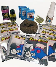 SMELLY PRANK KIT v2.0 - Liquid Ass Stink Bomb Fart Perfume Fake Poop Joke Gag 