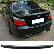 Fits 04-10 BMW E60 5-Series Sedan M5 Style Rear Trunk Spoiler Painted #475 Black