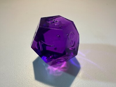 HTF Gamescience Classic + Precision Sharp Edges Gem Purple D12 OOP Zocchi