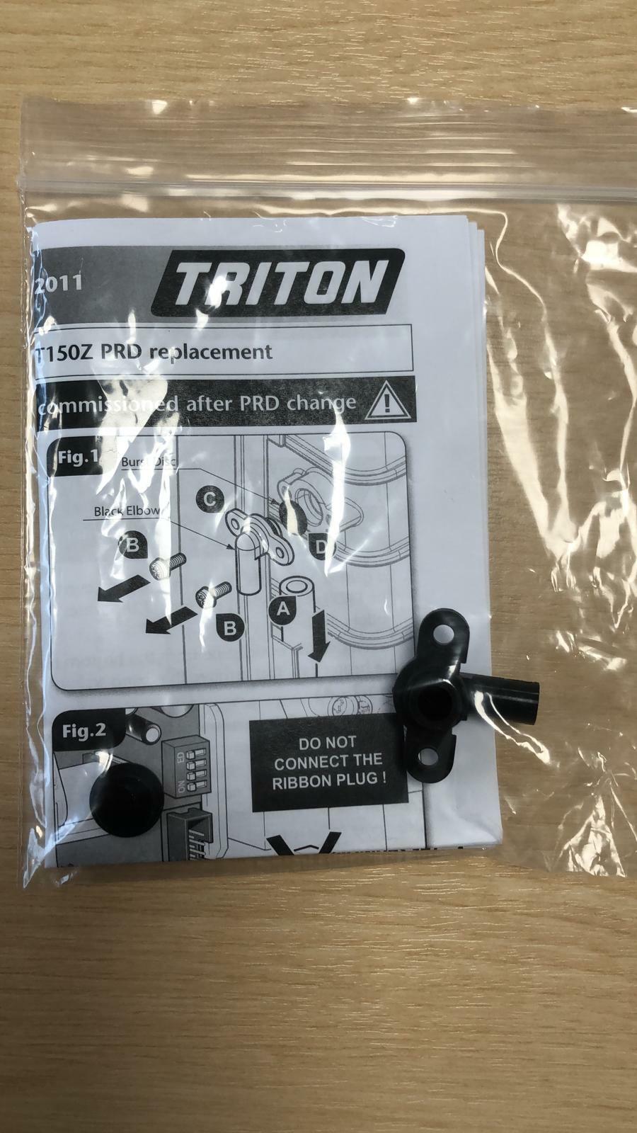 Triton Shower Spares Pressure Relief Device PRD 82800450 Showers