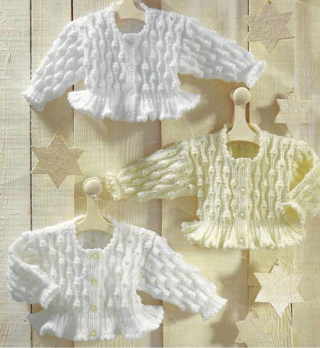 Frilly Peplum DK Knitting Pattern 
