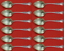 Cambridge Gorham Sterling Grapefruit Spoon Custom Set 12 pcs 5 3/4