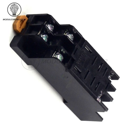10A AC 220V Coil Power Relay DPDT LY2NJ HH62P HHC68A-2Z With Socket Base - Picture 25 of 31