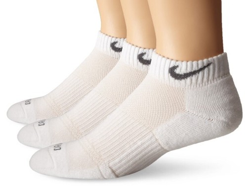 1 PAIRE DE CHAUSSETTES NIKE COUPE BASSE ENTRAÎNEMENT JEUNESSE BLANCHE 5Y-7Y DRI-FIT - Photo 1 sur 1