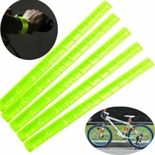 10Pcs Bicycle Reflective Band Strap Belt Safety Reflector Arm Leg Pant Night Run