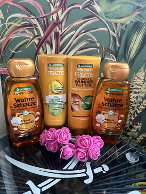 2x Garnier Shampoo 300 ml & 2x Spülung 250 ml