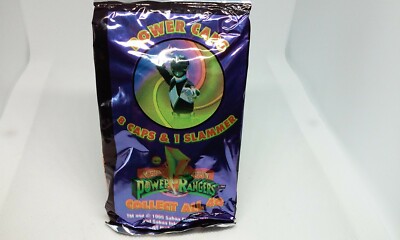 Vintage Mighty Morphin Power Rangers Power Caps Pogs Milk Caps Pack Saban 1995