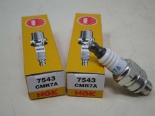 2 NGK 7543 CMR7A Spark Plug Resistor Lawnmower Chainsaws