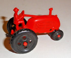Vintage 1950s Marx Farm Playset Train Load Red Hard Plastic Tractor VG — photo 2