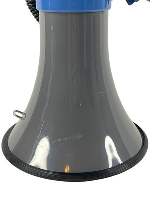 Industrial Grade Megaphone - 8 1/2 Inch Diameter, 1 Mile Range, Heavy-Duty Bullhorn For Outdoor Use