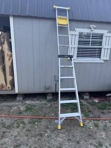Gorilla Ladders GL2A-11 Aluminum Multi-Position Ladder 300 lb Load Capacity