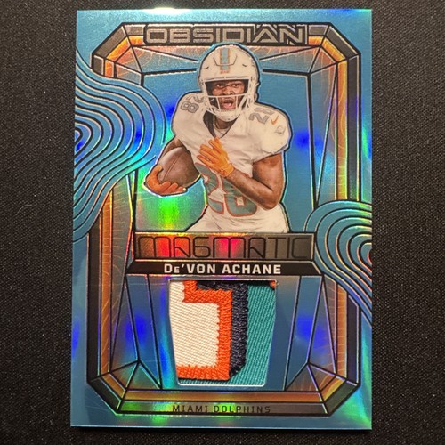 Carte Patch Obsidienne De'Von Achane Miami Dolphins - NFL Football