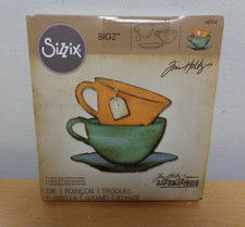 Sizzix Alterations Bigz Die Tim Holtz Tea Time  660234 retired