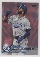 2018 Topps Mother's Day Pink 13/50 Denard Span #553 fm0