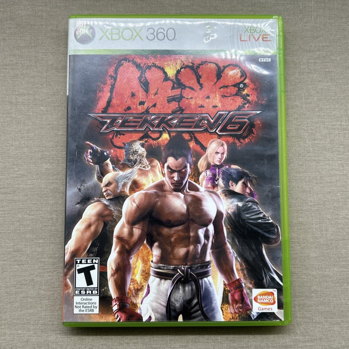 Tekken 6 (Microsoft Xbox 360 2009) Six CLEAN Complete Manual