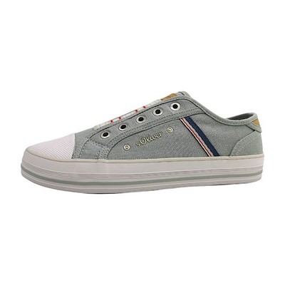 s.Oliver  Damenschuhe Halbschuhe Slipper Blau Freizeit