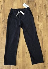 NEW Carter's Pants Boys Kids 6 Black Cotton Pull-On Casual Elastic Waist Pocket