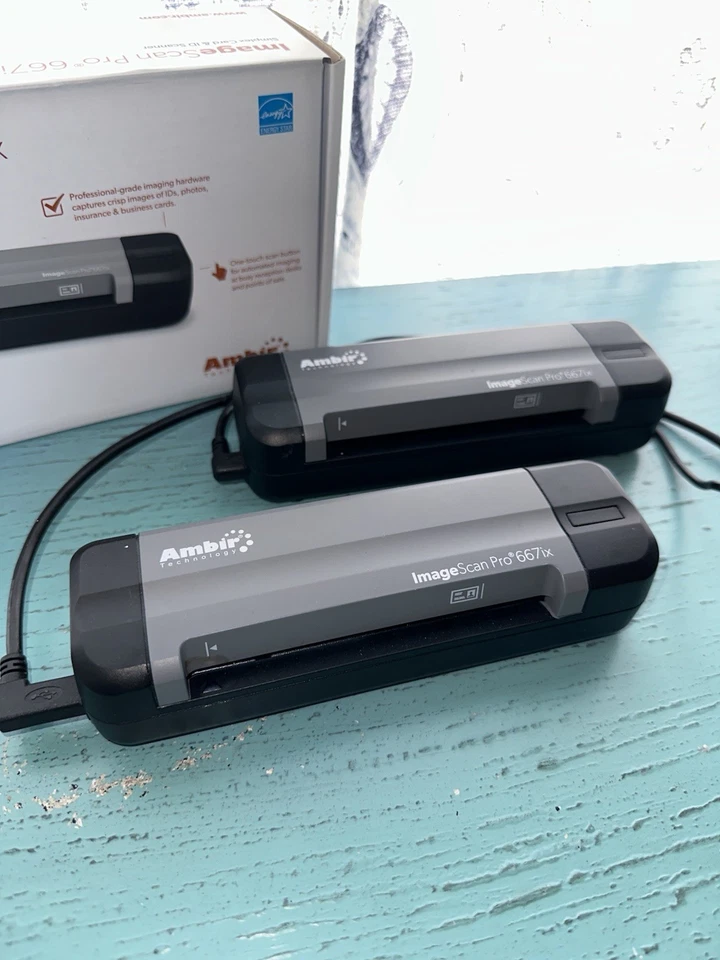 Ambir ImageScan Pro 667ix Simplex ID Card Scanner w AmbirScan  - Image 3 of 3