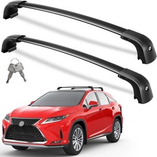 Lockable Roof Rack Cross Bars 220lbs Compatible with Lexus RX 2016-2022 RX350...