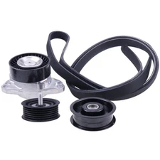 BLUESUNSOLAR Engine Drive Belt Tensioner Idler Pulley Serpentine Belt Kit 272...