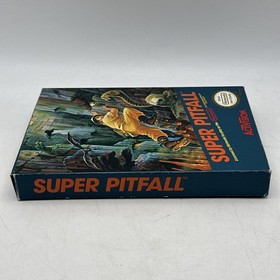 Super Pitfall NES Nintendo In Box + Dust Cover & Foam No Manual - CLEAN TESTED