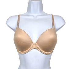 Auden Womens Tan Lightly Lined Full Coverage T-Shirt Bra Size 32C NWT
