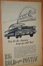 1958 Pontiac Chieftain Original Vintage Advertisement Print Ad 58 1958 Pontiac Chieftain Original Vintage Advertisement Print Ad 58