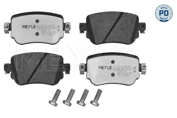 Original MEYLE Brake Pad Set Disc Brake 025 251 0917/PD for Audi Seat