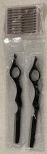 2x New Stylist Barber Knives w/10 Extra Blades; Thinning/Shaving/Cutting Razor