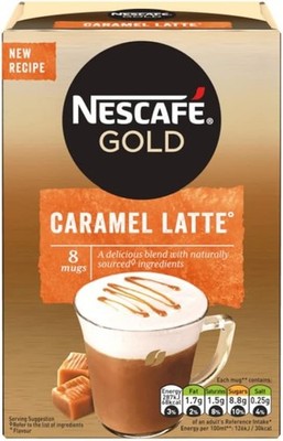 Original Nescafe Gold Carel Latte Coffee Sachets Imported From The UK