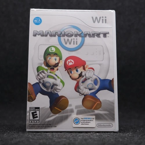 Mario Kart Wii (Wii) New Sealed *Stickers* - Authentic