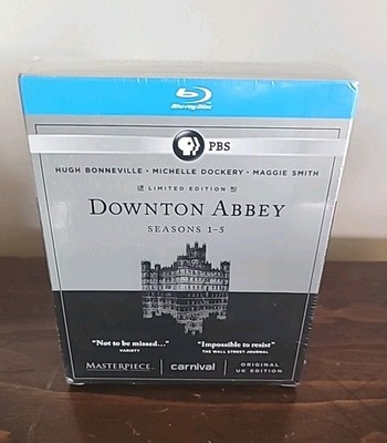 DOWNTON ABBEY Limited UK Ed Seasons 1-5 Blu-ray Masterpiece NEW *READ BELOW*