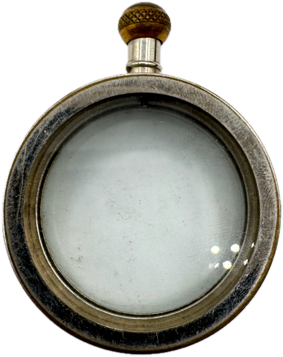 Antique Waltham 8 Size Open Face Nickel Pocket Watch with Transport Case USA