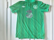 Vintage Umbro Ireland FAI National Team Football Jersey Home Shirt