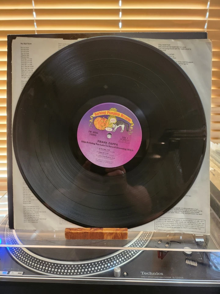 Frank Zappa, Ship Arriving To Late To Save A Drowning Witch, 82 1st Barkg Pumkin Foto 3 de 4