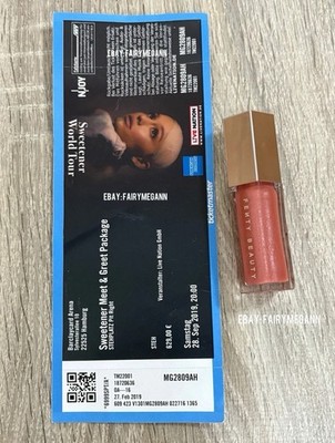 Ariana Grande Used Lip Gloss 2019 Sweetner Concert (With M&G Ticket Proof)