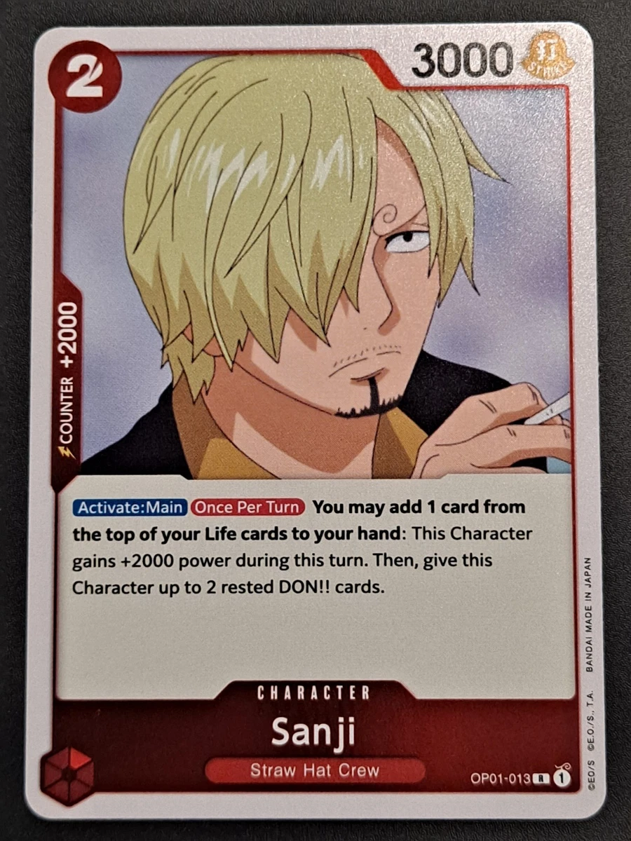 Sanji OP01-013 Romance Dawn for sale | eBay