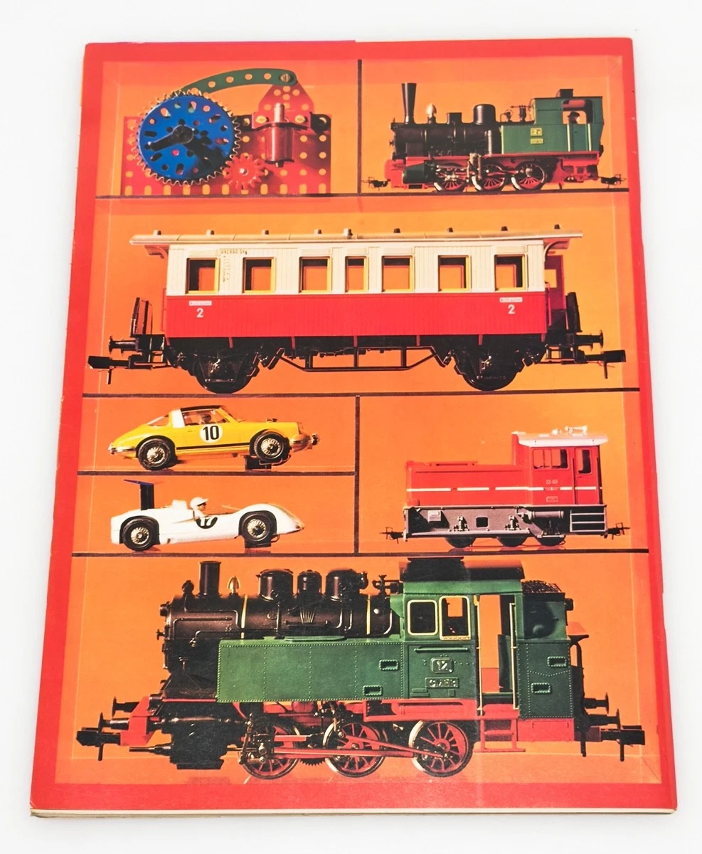 Märklin 1972 Katalog für elektrische Züge und Slotcars Zubehör