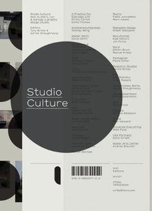 Studio Culture: The Secret Life of a Graphic Design... | Buch | Zustand sehr gut