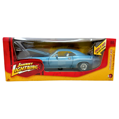 Johnny Lightning 1970 Dodge Challenger R/T 1:24 Diecast WHITE