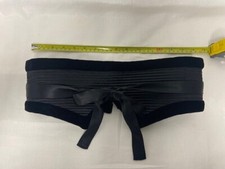 Vintage Jacqueline de Ribes: made in France velvet silk belt/sash S/M size