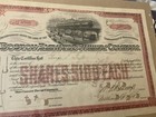 1919 Boston Elevated Railway - Rare Stock Certificate bond Signed By Taft
