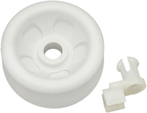 WD12X271 Dishwasher Dishrack Lower Front Roller Wheels & Axle Kit 4-PACK - Picture 6 of 6