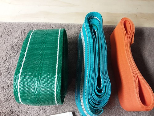Vintage Lawn Chair Furniture Webbing Lot - Picture 9 of 10