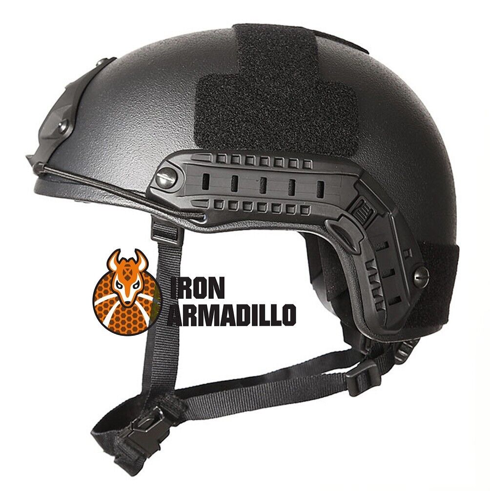 IRON ARMADILLO FRHC LVL 3A Tactical Ballistic Helmet Black IRON ARMADILLO FRHC LVL 3A Tactical Ballistic Helmet Black