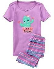 NWT Gymboree Girls Gymmies pajamas I am Hugger Shortie 12-18m,18-24m,2T,3,4,6