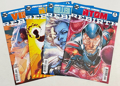 DC REBIRTH JUSTICE LEAGUE AMERICA LOT ATOM KILLER FROST RAY VIXEN # 1 VF/NM 2016